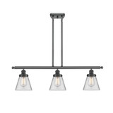 Cone 3 Light Stem Hung Island 10 Inch Tall and 36 Inch Wide by Innovations - 916-3I-G6