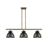 Adirondack 3 Light Stem Hung Island 9 Inch and 36 Inch Wide by Innovations - 516-3I-M14