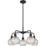 Athens 5 Light Chandelier 13.63 Inch Tall X 23.88 Inch Wide by Innovations - 516-5CR-G122C-6