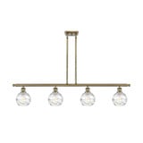 Athens Deco Swirl 4 Light Stem Hung Island 8.63 InchX48 Inch by Innovations - 516-4I-G1213-6