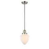 Bullet 1 Light Stem Hung Mini Pendant 14 and 7 Inch Wide by Innovations - 201S-G66-7