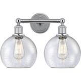 Athens 2 Light Bath Vanity 12.25 Inch Tall and 17 Inch Wide by Innovations - 616-2W-G12-8