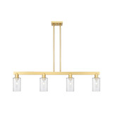 Clymer 4 Light Stem hung Island 9.75 and 46.63 Inch Wide by Innovations - 716-4I-G80