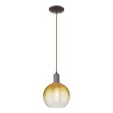 Brookhaven Globe 1 Light Cord Hung Mini Pendant 11.83X8 by Innovations - 716-1P-G483-8