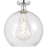 Athens 1 Light Semi Flush Mount 15.63 Inch X 11.75 Inch Wide by Innovations - 616-1F-G12-12