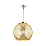 Athens 3 Light Stem Hung Pendant 16.38 X 15.75 Inch Wide by Innovations - 221-3S-G12-16