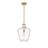 Norwalk 100W 1 LED Stem Hung Mini Pendant 16.25X12 Inch Wide by Innovations - 493-1S-G50-12-LED