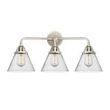Cone 3 Light Bath Vanity 10.38 Inch Tall and 25.75 Inch Wide by Innovations - 288-3W-G4