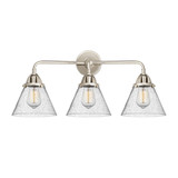 Cone 3 Light Bath Vanity 10.38 Inch Tall and 25.75 Inch Wide by Innovations - 288-3W-G4