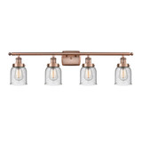 Bell 4 Light Bath Vanity 12 Inch Tall and 36 Inch Wide by Innovations - 916-4W-G5