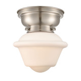 Oxford 100W 1 LED Flush Mount 8 Inch Tall and 7.25 Inch Wide by Innovations - 623-1F-G53-LED