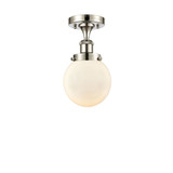 Beacon 1 Light Semi Flush Mount 11 Inch Tall and 6 Inch Wide by Innovations - 916-1C-G20-6
