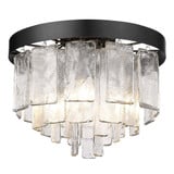 Ciara 3 Light 13 Inch Wide Flush Mount by Golden - 1768-FM