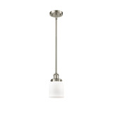 Bell 100W 1 LED Mini Pendant 10 Inch Tall and 5 Inch Wide by Innovations - 916-1S-G5-LED