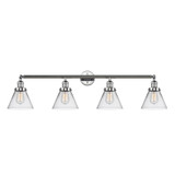Cone 100W 4 LED Adjustable Bath Vanity 10 X 43.75 Inch Wide by Innovations - 215-G4-LED