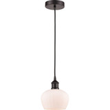 Fenton 1 Light Cord Down Mini Pendant 7.5 and 6.5 Inch Wide by Innovations - 616-1P-G9