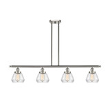 Fulton 4 Light Stem Hung Island 9 Inch Tall and 48 Inch Wide by Innovations - 916-4I-G17