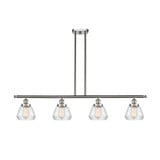 Fulton 4 Light Stem Hung Island 9 Inch Tall and 48 Inch Wide by Innovations - 916-4I-G17