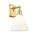 Berkshire Glass 100W 1 LED Wall Sconce 11 Inch X 8 Inch Wide by Innovations - 516-1W-GBC-8-LED