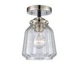 Chatham 1 Light Semi Flush Mount 8.13 Inch and 7 Inch Wide by Innovations - 284-1C-G142