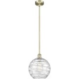 Athens Deco Swirl 1 Light Stem Mini Pendant 12.88 X 12 by Innovations - 616-1S-G1213-12