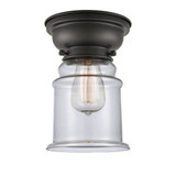 Canton 100W 1 LED Flush Mount 9.38 Inch Tall and 6 Inch Wide by Innovations - 623-1F-G18-LED