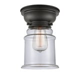 Canton 100W 1 LED Flush Mount 9.38 Inch Tall and 6 Inch Wide by Innovations - 623-1F-G18-LED