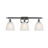 Castile 100W 3 LED Bath Vanity 10 Inch Tall and 26 Inch Wide by Innovations - 516-3W-G38-LED