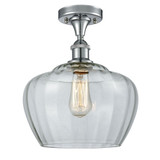 Fenton 100W 1 LED Semi Flush Mount 12 Inch and 11 Inch Wide by Innovations - 516-1C-G9-L-LED