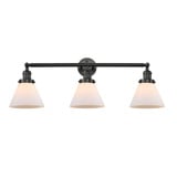Cone 3 Light Bath Vanity 11 Inch Tall and 32 Inch Wide by Innovations - 205-G4