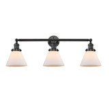 Cone 3 Light Bath Vanity 11 Inch Tall and 32 Inch Wide by Innovations - 205-G4