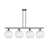 Athens Water Glass 4 Light Stem Hung Island 12.25X 48.25 by Innovations - 516-4I-G1215-10