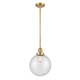 Beacon 1 Light Stem Hung Mini Pendant 13 Inch X 10 Inch Wide by Innovations - 201S-G20-10