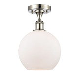 Athens 1 Light Down Semi Flush Mount 11.25 Inch and 8 Inch by Innovations - 516-1C-G12-8