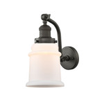 Canton 1 Light Adjustable Wall Sconce 11.5 and 6 Inch Wide by Innovations - 515-1W-G18