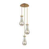 Owego 3 Light 5" Multi Pendant 42.75 Inch X 11.63 Inch Wide by Innovations - 113-451-1P-G451-5