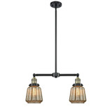 Chatham 2 Light Stem Adjustable Island 10 and 21 Inch Wide by Innovations - 209-G14
