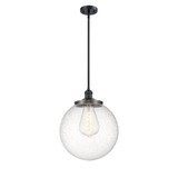 Beacon 100W 1 LED Stem Hung Pendant 17 Inch and 14 Inch Wide by Innovations - 201S-G20-14-LED
