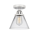 Cone 100W 1 LED Semi Flush Mount 9.5 Inch and 7.75 Inch Wide by Innovations - 288-1C-G4-LED