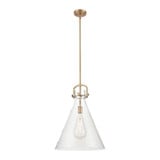 Newton Cone 1 Light Pendant 20 Inch Tall and 18 Inch Wide by Innovations - 410-1SL-G411-18