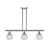 Athens 3 Light Stem Hung Island 8.63 Inch and 36 Inch Wide by Innovations - 516-3I-G122C-6