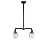 Bell 2 Light Stem Adjustable Island 10 Inch and 21 Inch Wide by Innovations - 209-G5