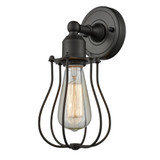 Muselet 1 Light Wall Sconce 11 Inch Tall and 5.5 Inch Wide by Innovations - 900-1W-CE513