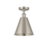 Berkshire Metal 100W 1 LED Semi Flush Mount 11.25 X 8 by Innovations - 516-1C-MBC-8-LED