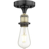 Bare Bulb 1 Light Semi Flush Mount 5 Inch and 4.5 Inch Wide by Innovations - 616-1F