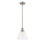 Berkshire Glass 100W 1 LED Mini Pendant 10 InchX8 Inch Wide by Innovations - 516-1S-GBC-8-LED