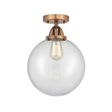 Beacon 100W 1 LED Semi Flush Mount 13.25 Inch X 10 Inch Wide by Innovations - 288-1C-G20-10-LED