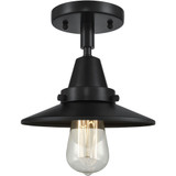 Railroad 1 Light Semi Flush Mount 7 Inch Tall X 8 Inch Wide by Innovations - 447-1C-M1-M7