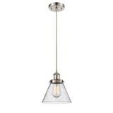 Cone 1 Light Cord Hung Mini Pendant 10 Inch and 8 Inch Wide by Innovations - 916-1P-G4