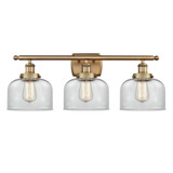 Bell 3 Light Bath Vanity 11 Inch Tall and 28 Inch Wide by Innovations - 916-3W-G7